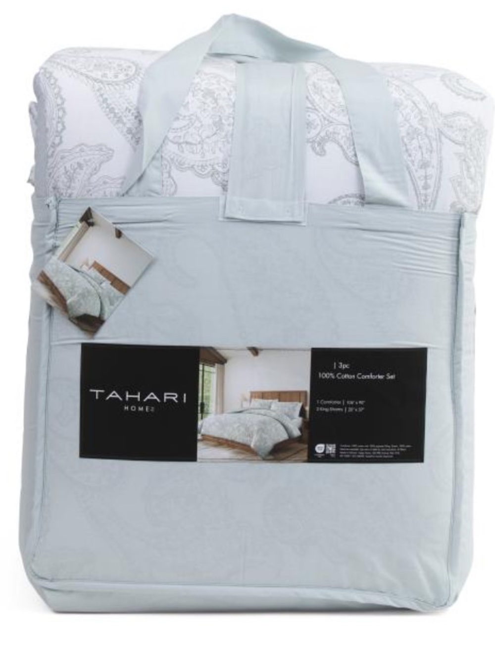 Tahari Paisley Cotton Comforter Set
